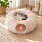 Cozy Loop Cat Tunnel Bed