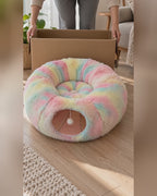 Cozy Loop Cat Tunnel Bed