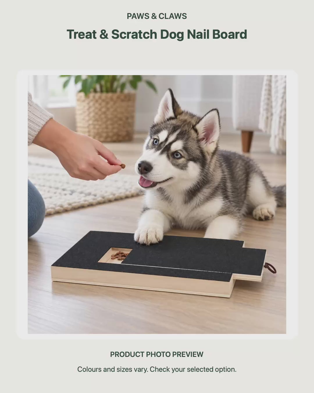 Treat & Scratch Dog Nail Board
