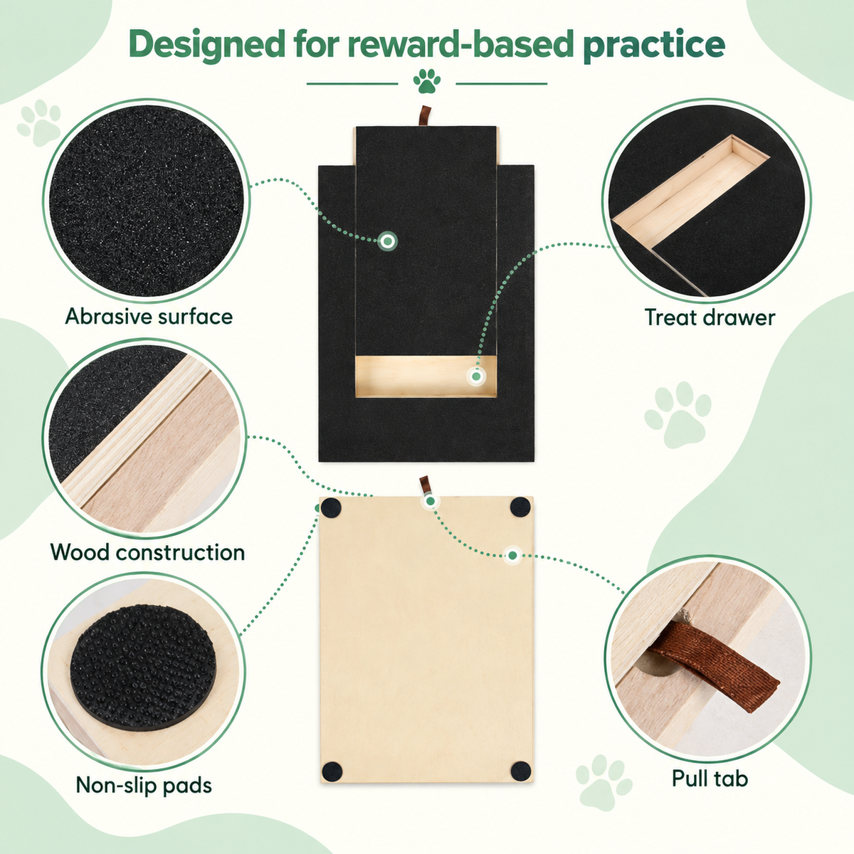 Treat & Scratch Dog Nail Board